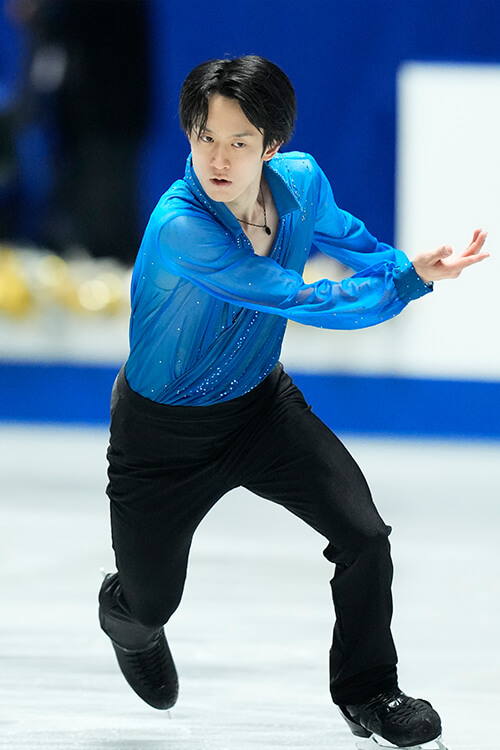 山本草太選手の磁気ネックレス「コラントッテ（Colantotte）」を着用した肖像