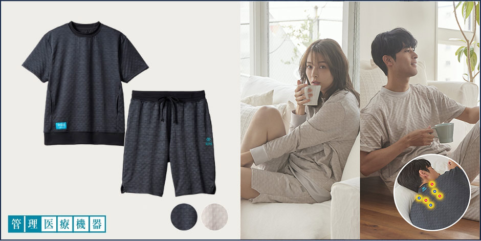 【上下セット】コラントッテRESNO MAGNE リカバリーウェアPLUS(半)