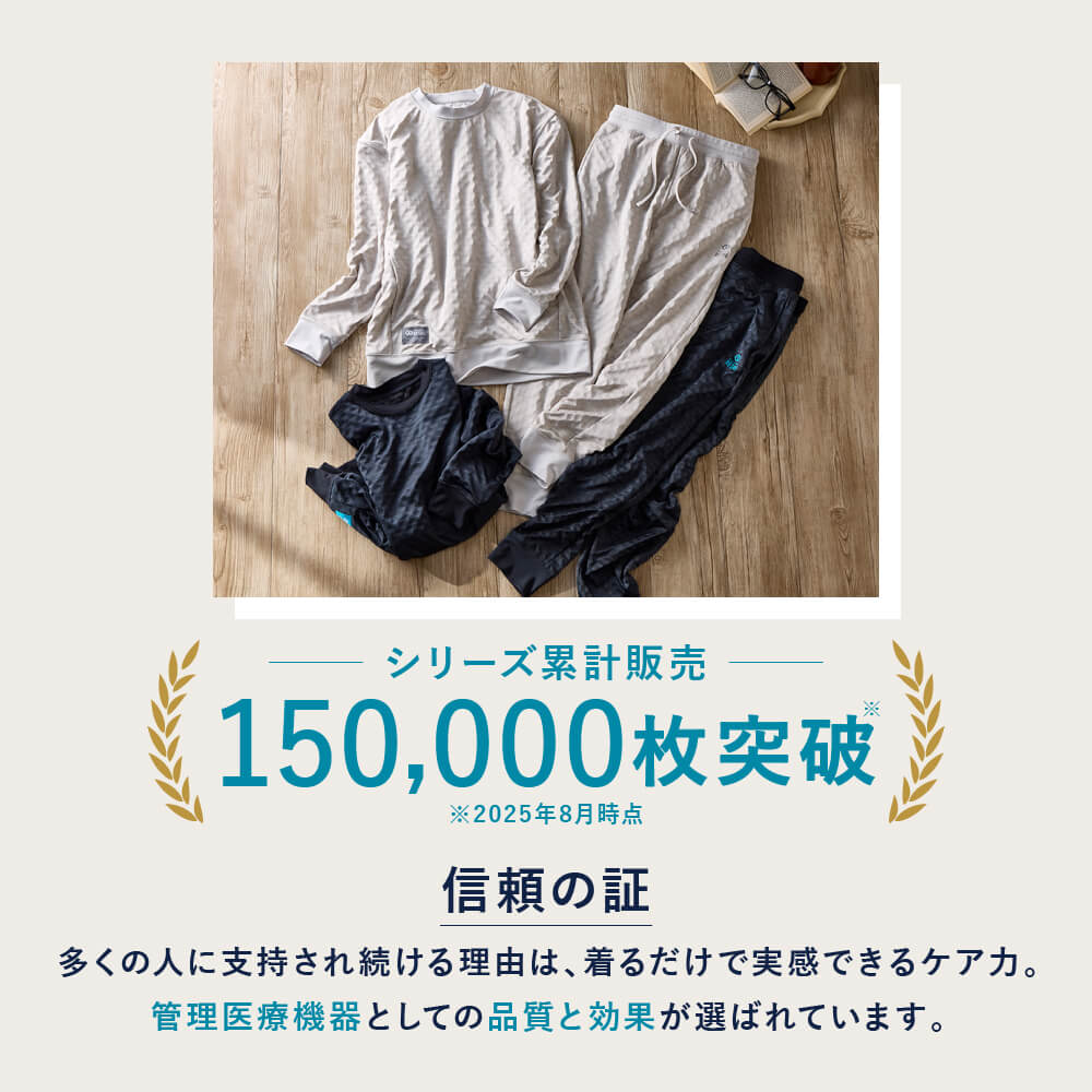 シリーズ累計販売150,000枚突破　信頼の証