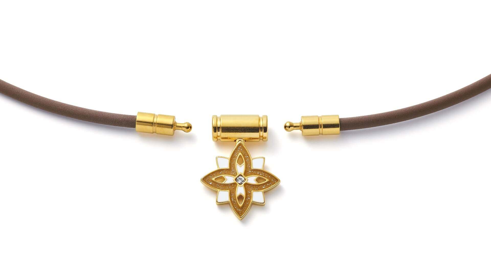 コラントッテ TAOネックレス スリム BIJOUX BLOOM ジョイント部分