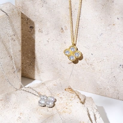 Lierrey (リエリィ)クローバーネックレス