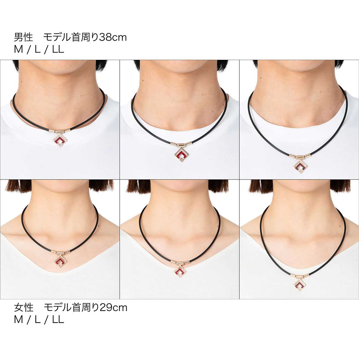 磁気ネックレス「コラントッテ TAO ネックレス スリム ARAN mini（アラン ミニ）【シャンパンゴールド】/Colantotte」｜詳細画像