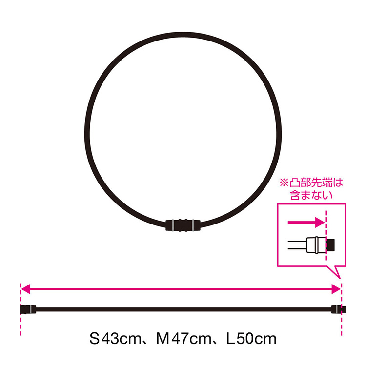 磁気ネックレス「コラントッテ ネックレス CREST SMART(クレスト スマート)/Colantotte」|詳細画像