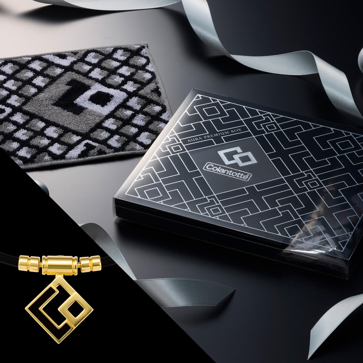 磁気ネックレス「コラントッテ AURA PREMIUM BOX プレミアムゴールド /Colantotte」