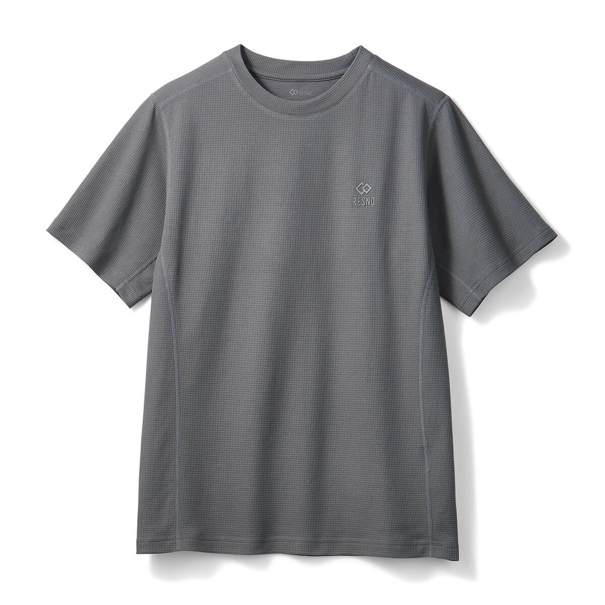 リカバリーシャツ 半袖「コラントッテRESNO MAGNE リカバリーウェア DRY ショートスリーブ/Colantotte」｜チャコール