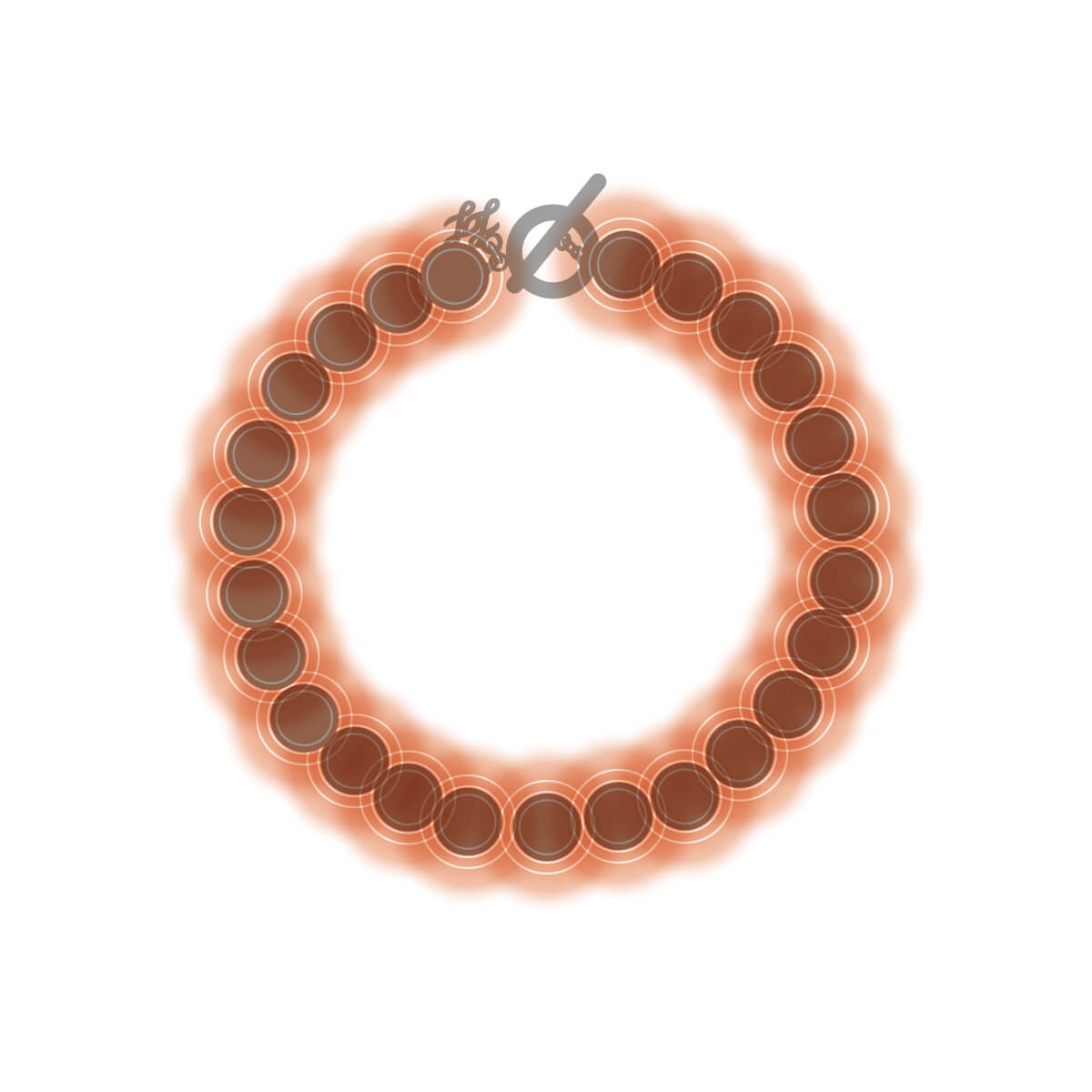  腕用磁気アクセサリー「Lierrey パール リングレット/Lierrey」|詳細画像