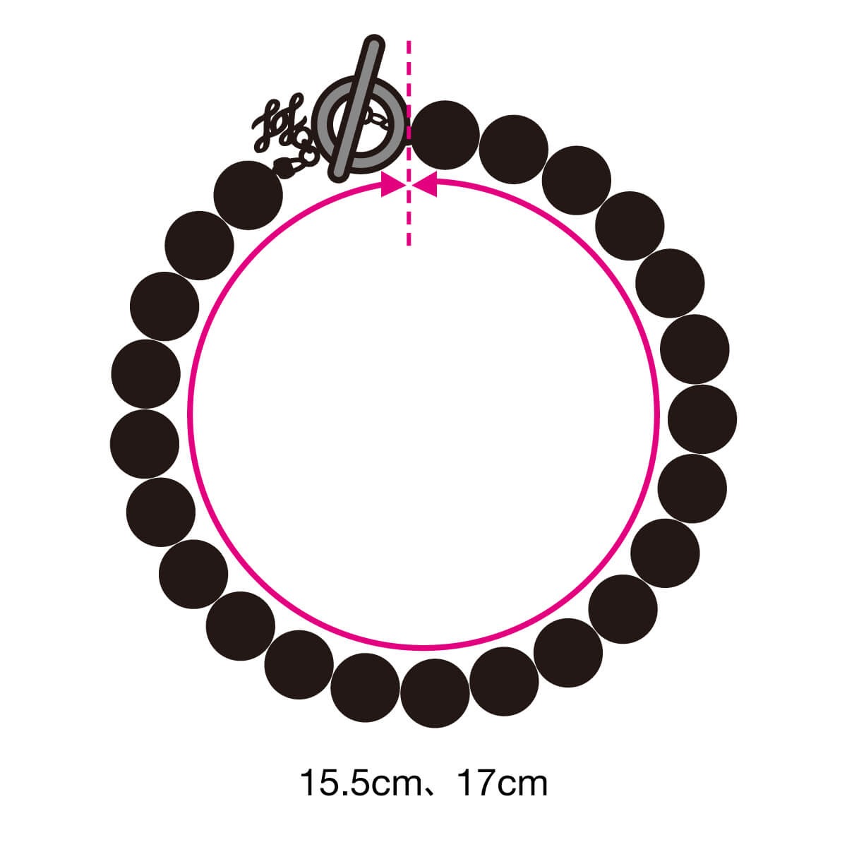  腕用磁気アクセサリー「Lierrey パール リングレット/Lierrey」|詳細画像