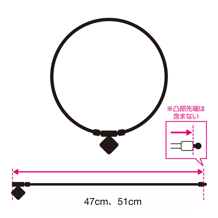 磁気ネックレス「コラントッテ SPORTS PRO マグチタンネックレス SG160/Colantotte」|詳細画像