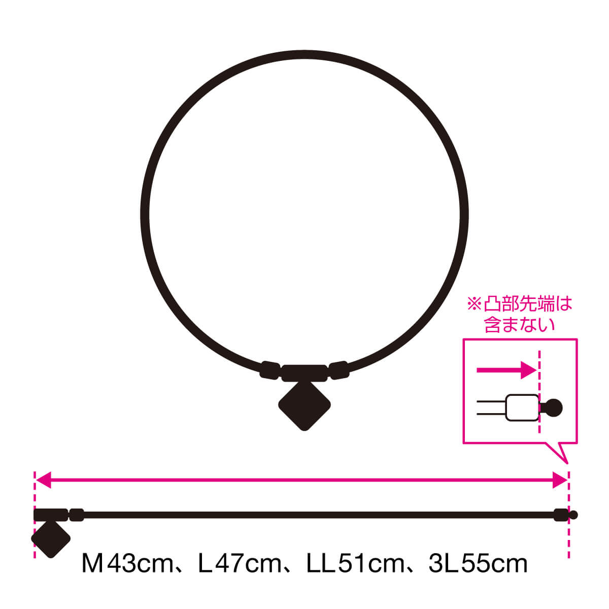 磁気ネックレス「コラントッテ TAO ネックレス AURA（アウラ）/Colantotte」｜詳細画像