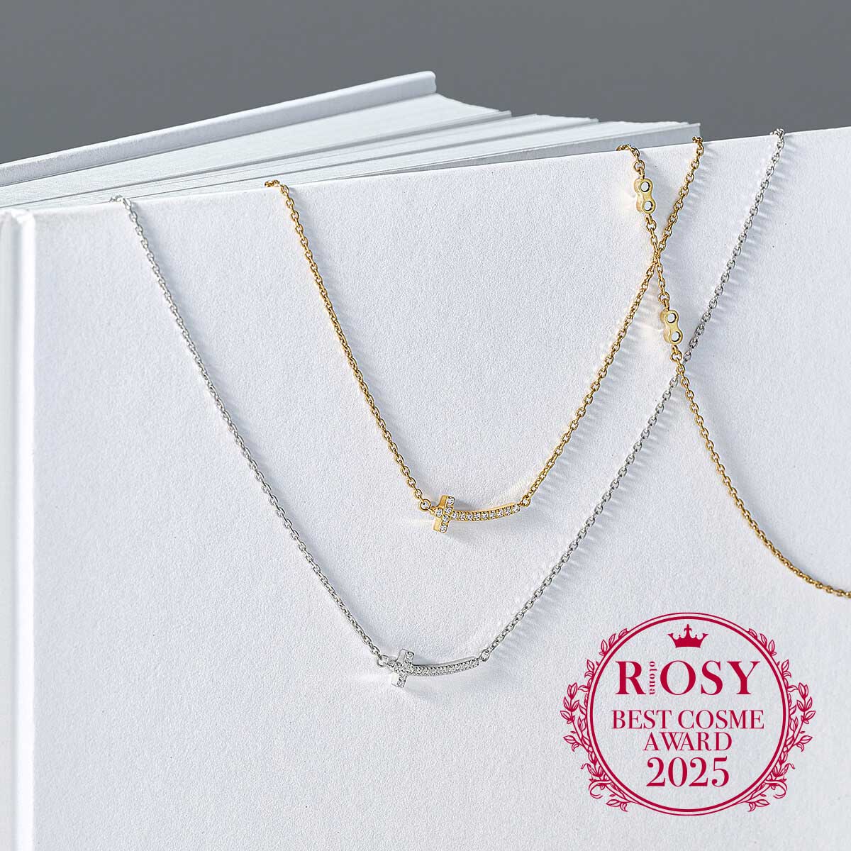 直営店限定】Lierrey カーブ ネックレス（レディース／長さ：42cm